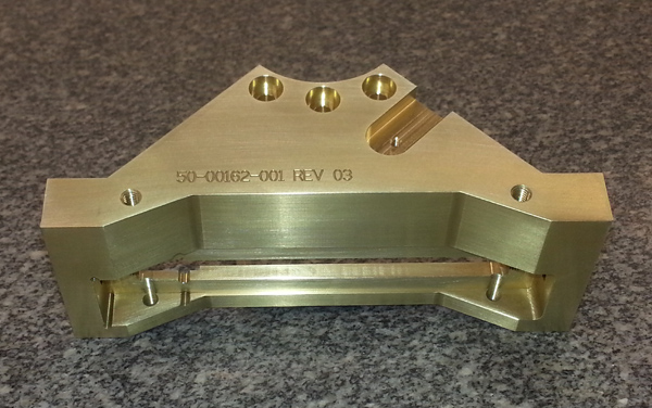 Engraved and Machined Brass